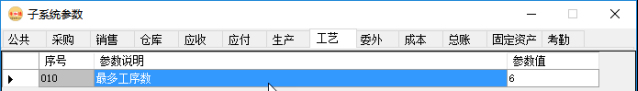 erp系統管理-工藝管理系統參數 erp系統管理-工藝管理系統參數